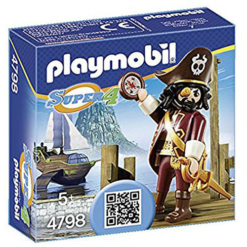 Playmobil - Super 4 Sharkbeard Figure Building Kit