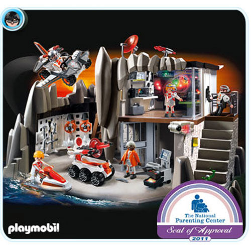 Playmobil Secret Agent Headquarters with Alarm System