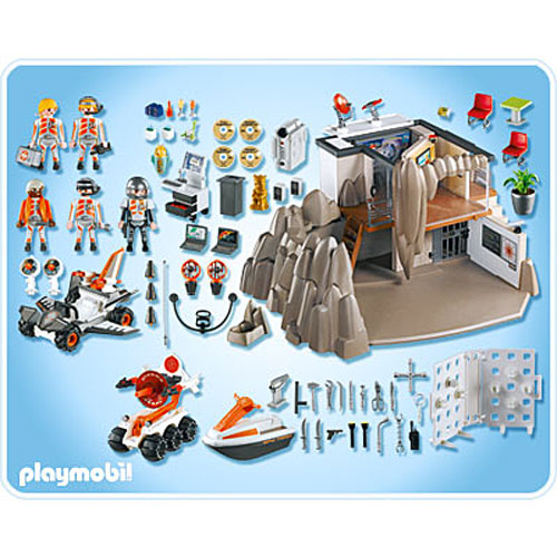 Playmobil Secret Agent Headquarters with Alarm System