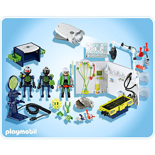 Playmobil Top Agents Robo Gangster Lab