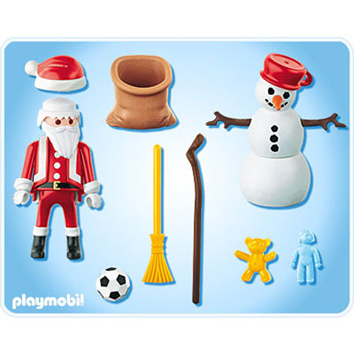 Playmobil Santa Claus with Snowman