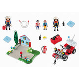 Playmobil Anniversary Compact Set Fire Brigade Operation  Quad