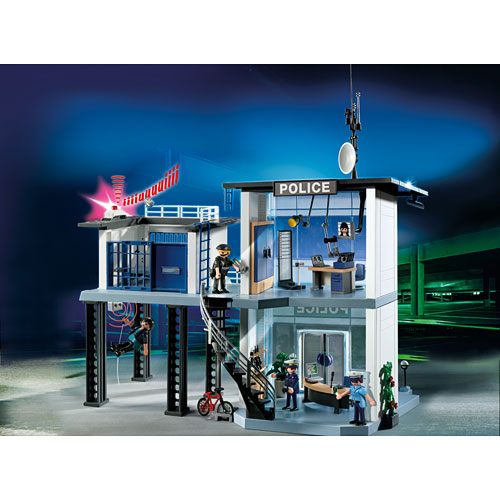 Playmobil Police Station With Alarm System