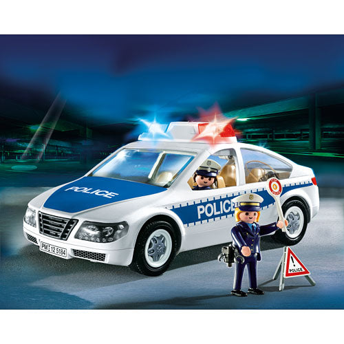 Playmobil Police Car With Flashing Light