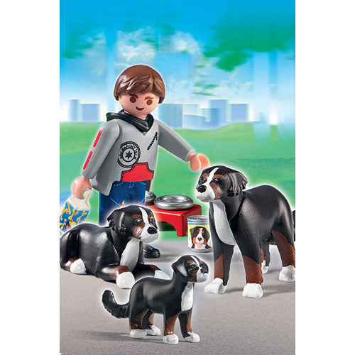 Playmobil Mountain Dogs With Puppy
