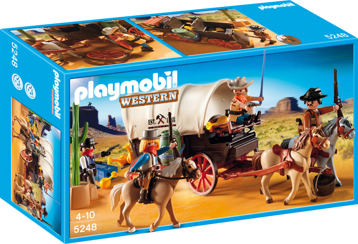 Playmobil 5248 - Covered Wagon w/ Raiders