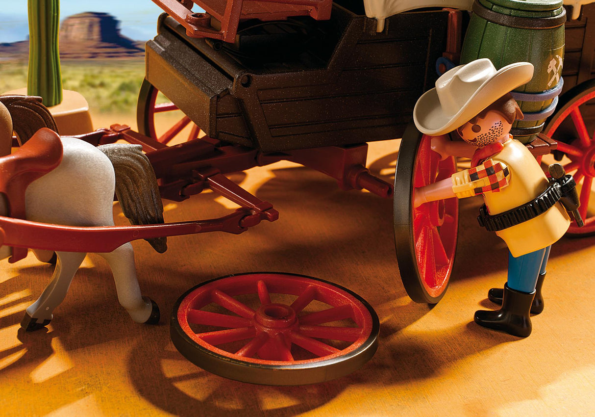 Playmobil 5248 - Covered Wagon w/ Raiders