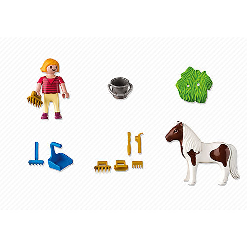 Playmobil Girl With Pony