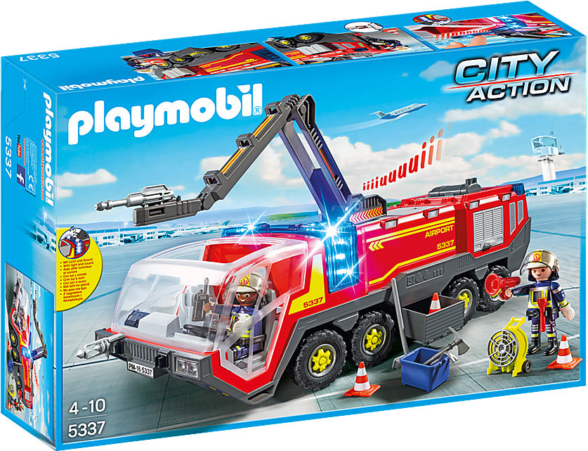 Playmobil - Airport Fire Engine with Lights and Sound