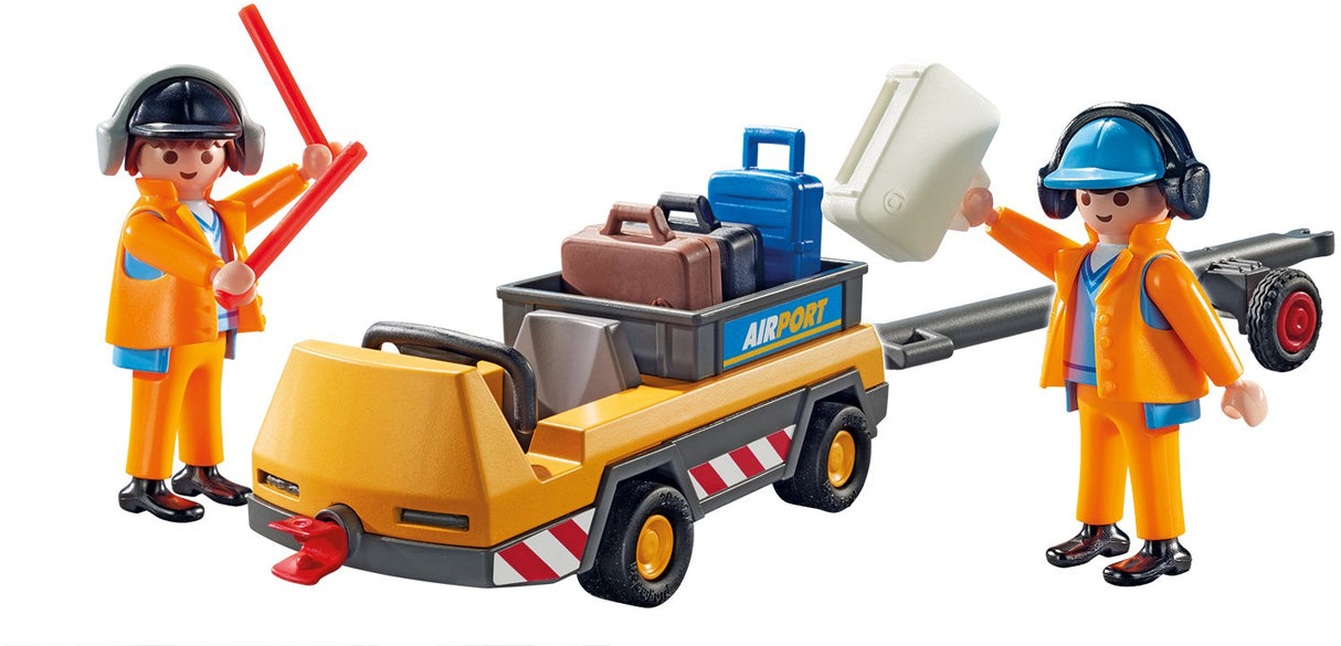 Playmobil - Aircraft Tug with Ground Crew City Action