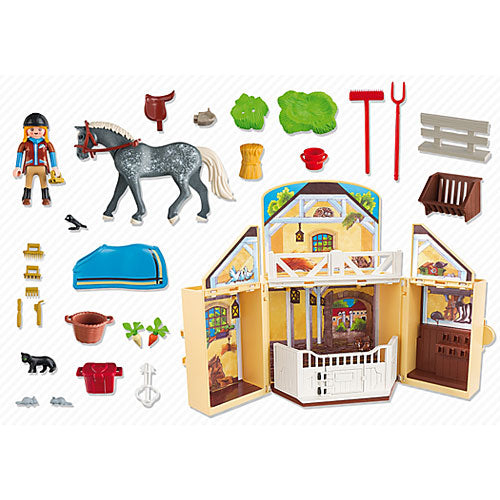 Playmobil Play Box 'horse Stable'