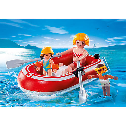 Playmobil Swimmers With Raft