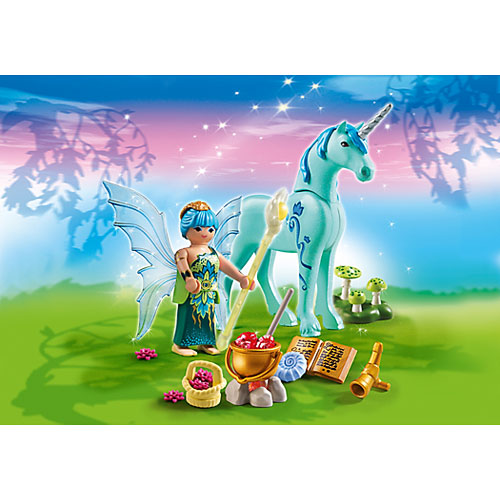 Playmobil Healer Fairy With Unicorn 'sapphire Night'