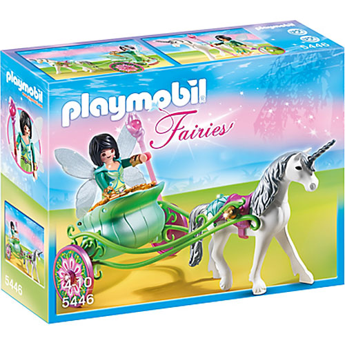 Playmobil Unicorn Carriage With Butterfly Fairy