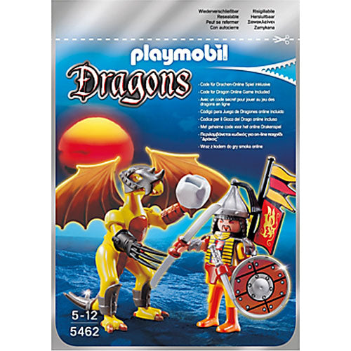 Playmobil Rock Dragon With Warrior