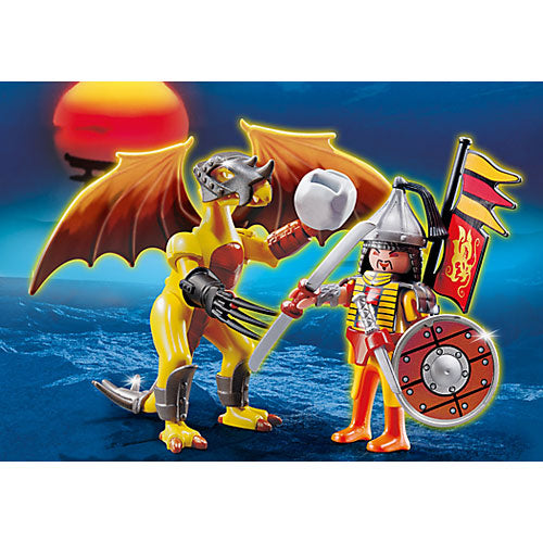 Playmobil Rock Dragon With Warrior