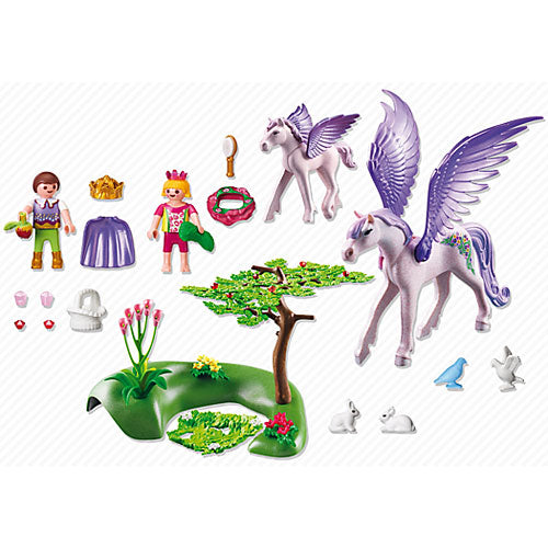 Playmobil Royal Children With Pegasus and Baby