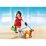Playmobil Woman With Puppy Dogs
