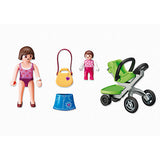 Playmobil Mother With Children's PUSH Chair