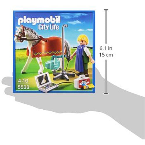 Playmobil - Horse with X-Ray Technician Building Kit