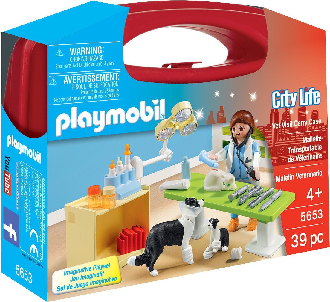 Playmobil - Vet Visit Carry Case