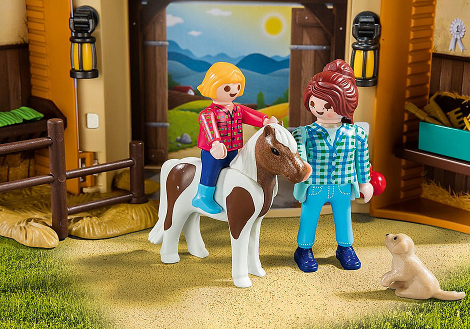 Playmobil - Pony Stable Play Box Playset