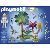 Playmobil - Super 4 Lost Island with Alien and Raptor Building Kit
