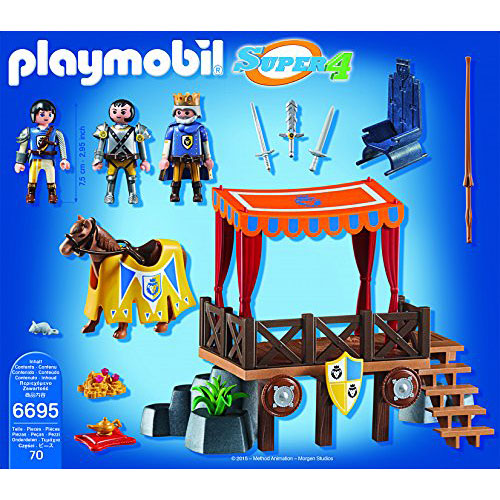 Playmobil - Super 4 Royal Tribune with Alex Figure Building Kit