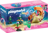 Mermaid With Sea Snail Gondola