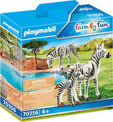 Zebras With Foal