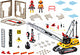 Cable Excavator With Building Section