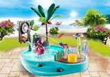 Small Pool with Water Sprayer