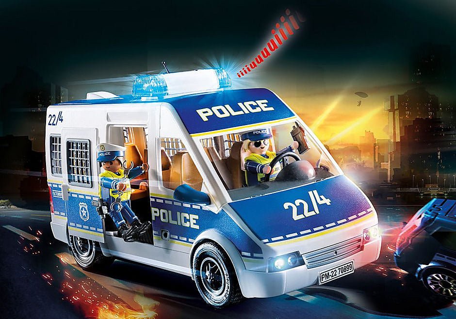 Police Van with Lights and Sound