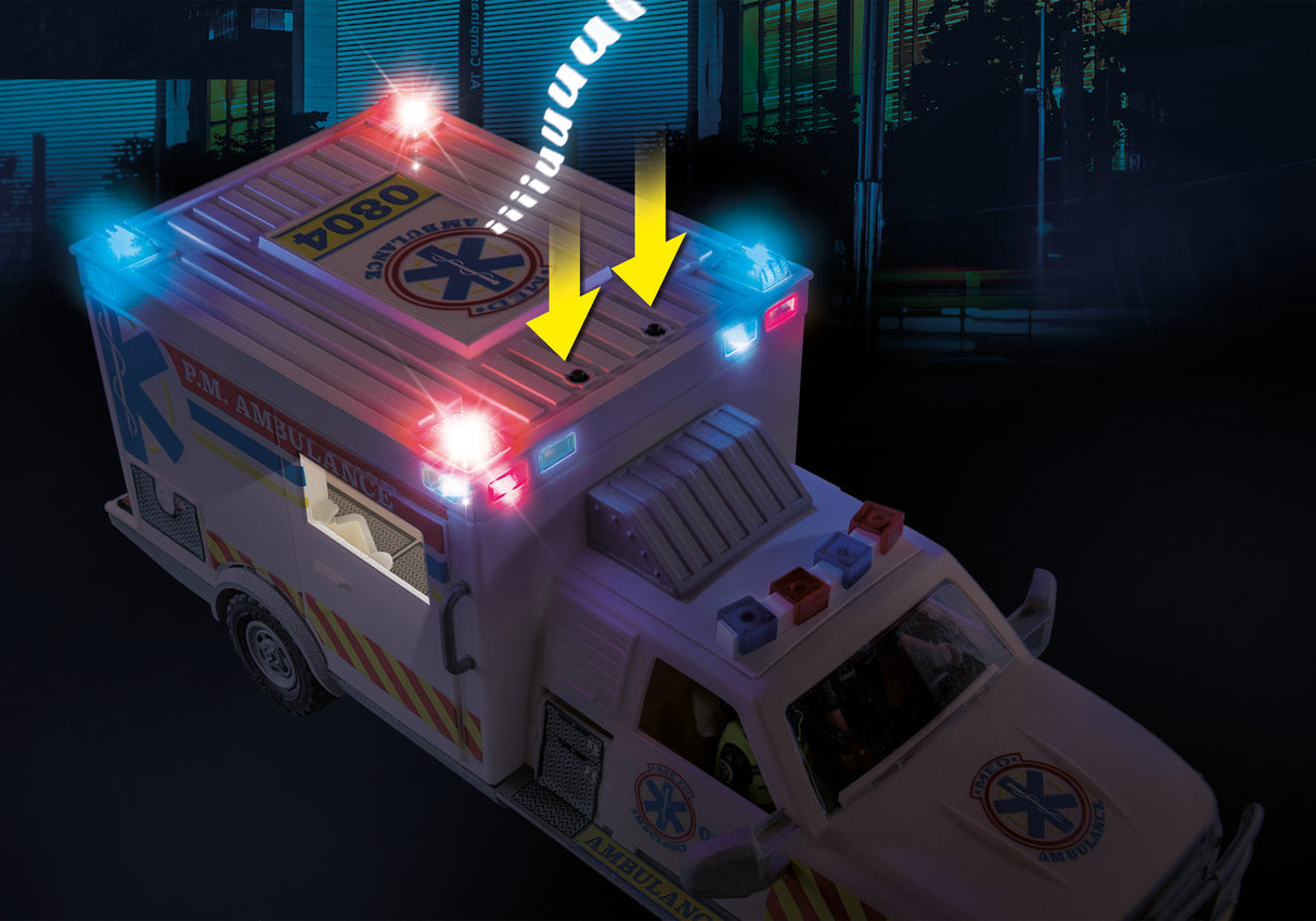 Playmobil City Ambulance with Lights and Sound