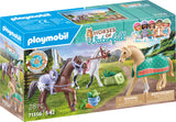 Playmobil Three Horse Set: Morgan, Quarter Horse & Shagya Araber