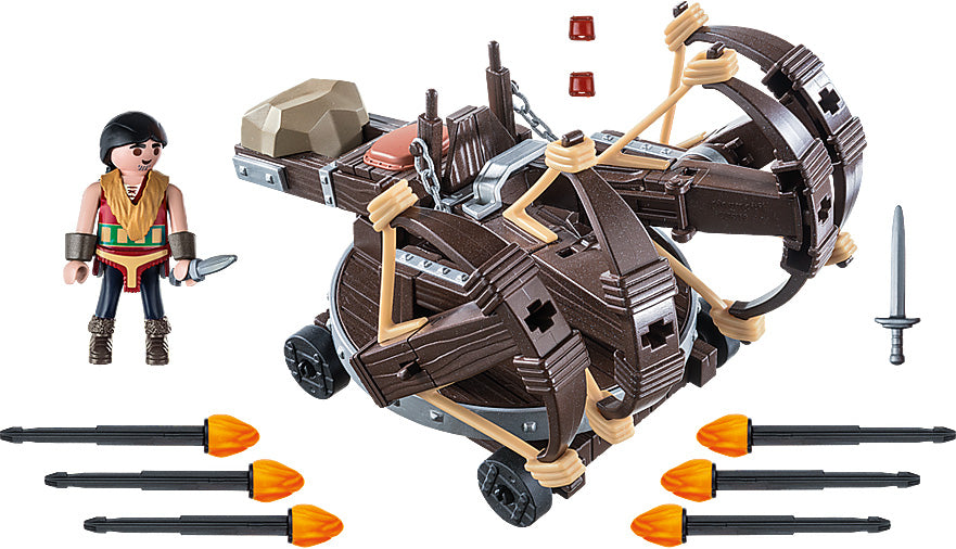 Playmobil - Eret with 4 Shot Fire Ballista Dragons