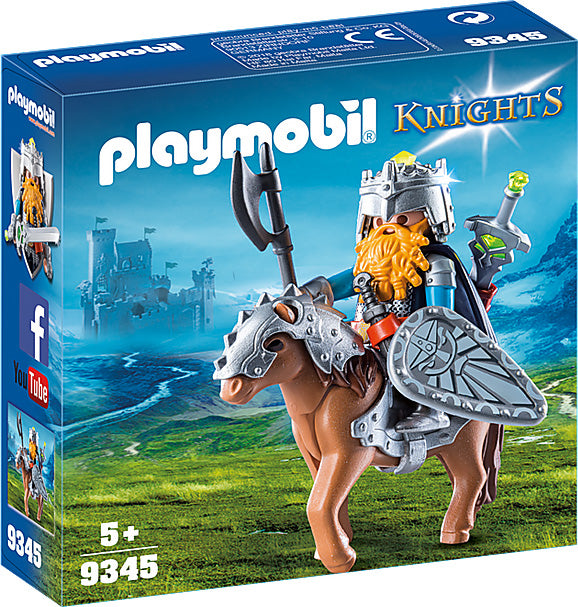 Dwarf Fighter with Pony