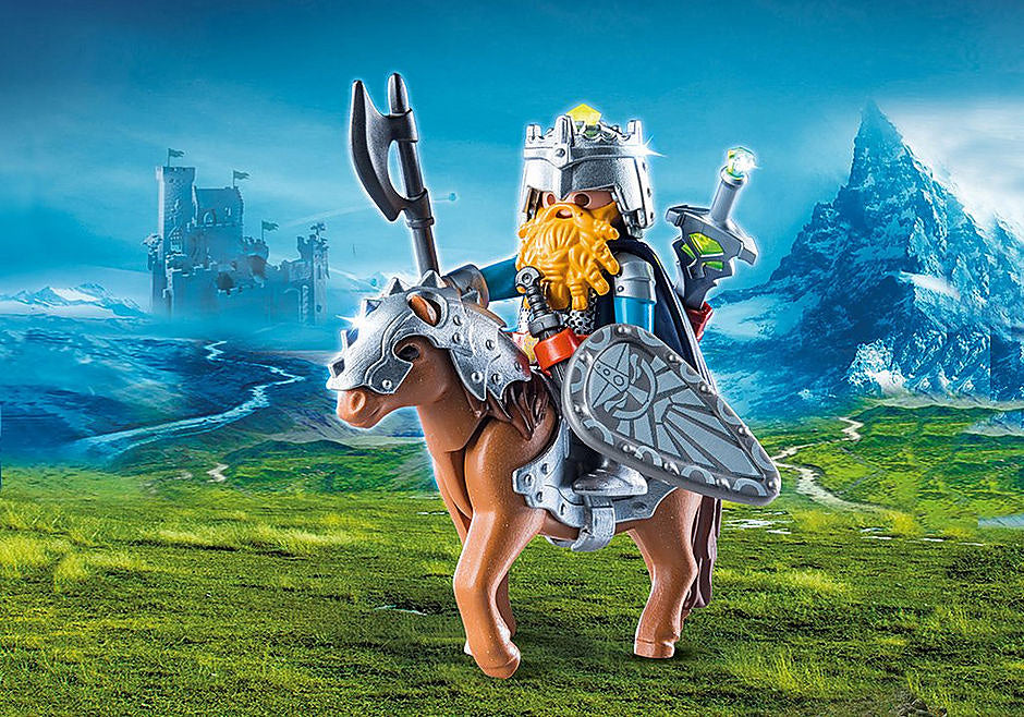 Dwarf Fighter with Pony
