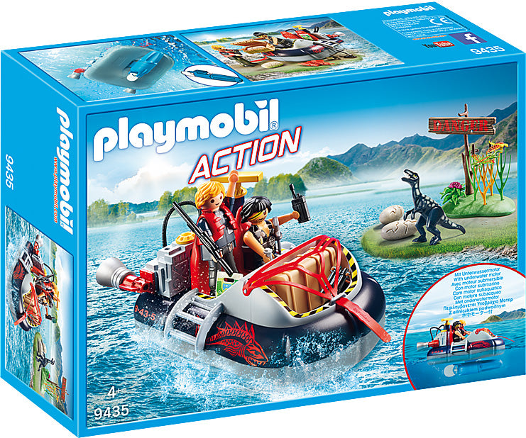 Dino Hovercraft with Underwater Motor