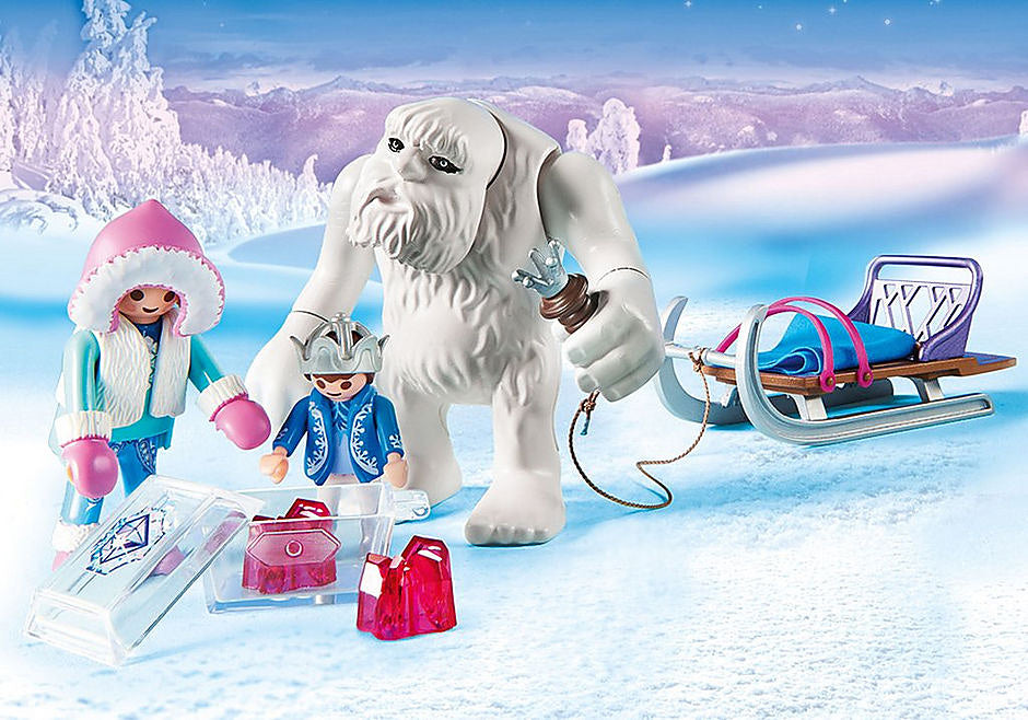 Yeti with Sleigh
