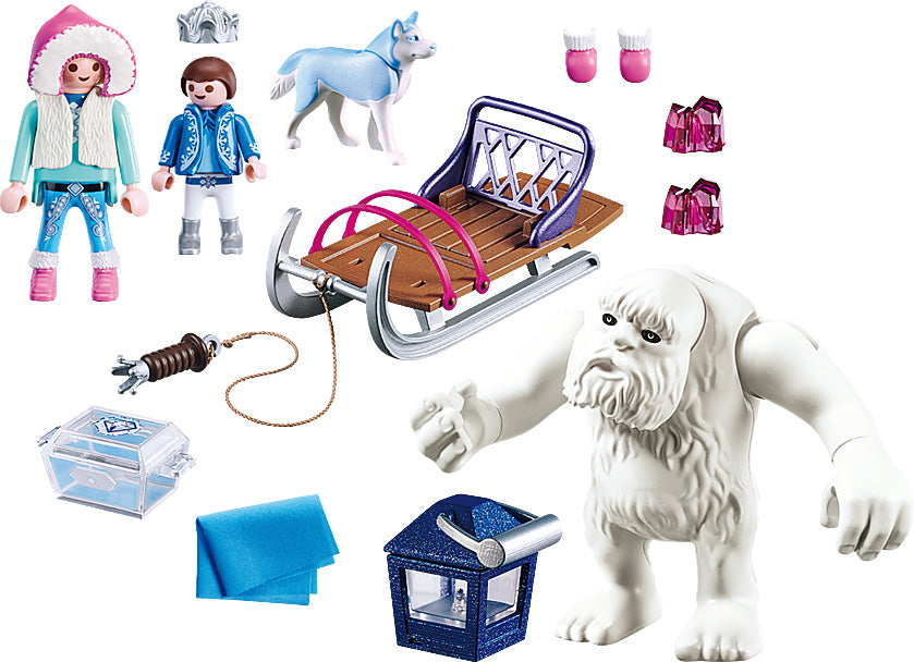 Yeti with Sleigh