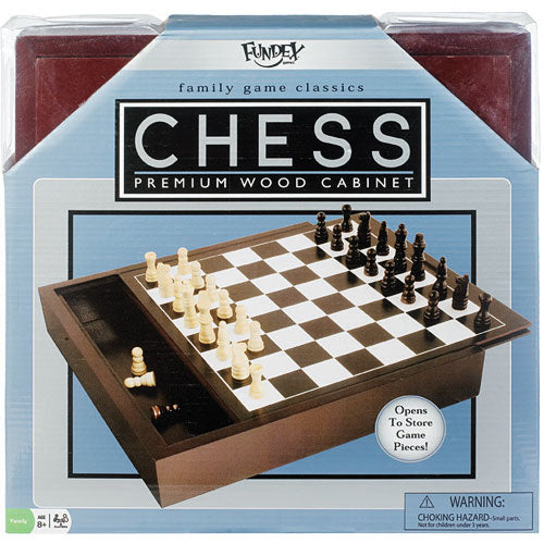 Chess Wood Cabinet