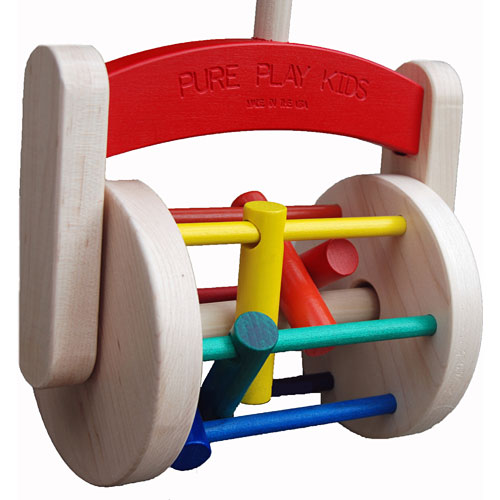 Rainbow Wooden Lawn Mower/ Vacuum