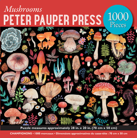 Mushrooms 1000-Piece Jigsaw Puzzle