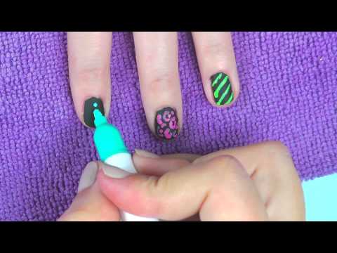 Light-Up Dryer with Chalkboard Nail Art