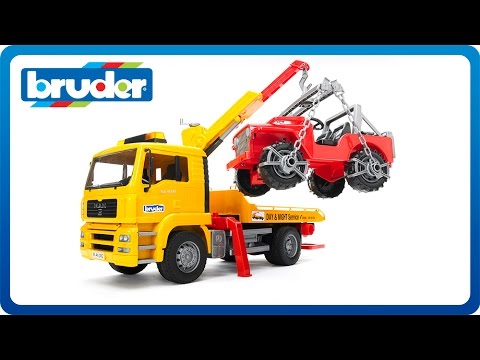 Bruder MAN TGA Breakdown Truck with Vehicle