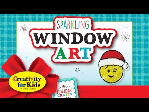 Holiday Sparkling Window Art