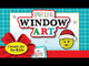 Holiday Sparkling Window Art