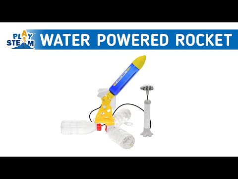 PlaySTEAM Outdoor Water Powered Rocket Physics Learning Set