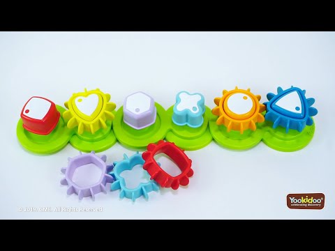 Yookidoo Shape 'N' Spin Gear Sorter